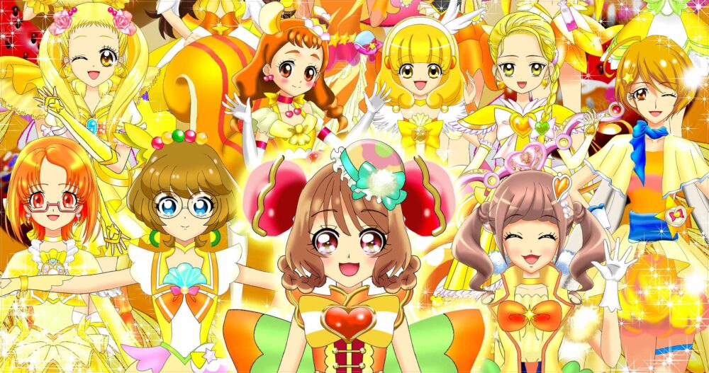 プリキュア 歴代黄キュア一覧 あざとイエロー大集合 ナンバー ハチナン